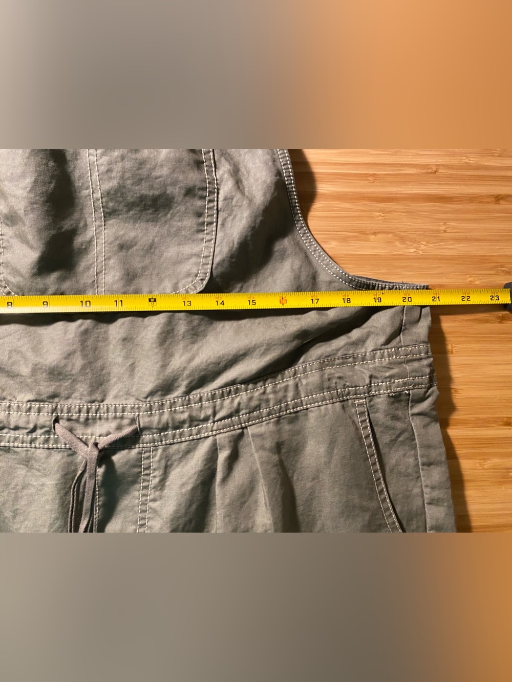 Sundance Olive Green Overalls Large - Picture 7 of 11